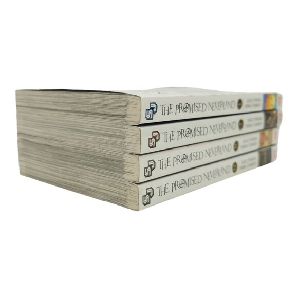 The Promised Neverland 4 Volumes Manga Paperback Books Kaiu Shirai Posuka Demizu - Picture 6 of 14